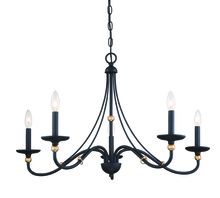  1044-677 - 5 LIGHT CHANDELIER