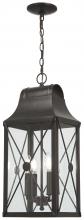  73297-143C - De Luz - 4 Light Outdoor Chain Hung Lantern