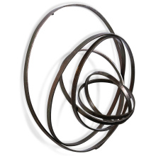 Art by PARK HFW42920 - Wall Art Bronze Metal Rings