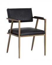  102780 - VENTOUZ DINING ARMCHAIR - VINTAGE BLACK