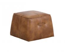  102832 - ASPEN OTTOMAN - TOBACCO TAN