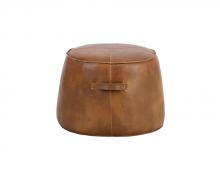  102834 - MITCHELL OTTOMAN - TOBACCO TAN