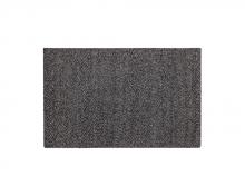  106219 - UMEA HAND-WOVEN RUG - BLACK - 5' X 8'