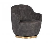  106401 - CASEY SWIVEL LOUNGE CHAIR - NONO SHITAKE