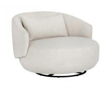  107527 - WALSH SWIVEL LOUNGE CHAIR - EFFIE LINEN