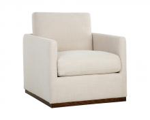  107767 - PORTMAN SWIVEL LOUNGE CHAIR - EFFIE LINEN