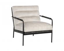  107777 - TRISTEN LOUNGE CHAIR - NONO CREAM / NONO DARK GREEN