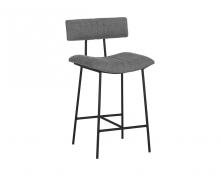  108214 - BUCA COUNTER STOOL - BELFAST KOALA GREY