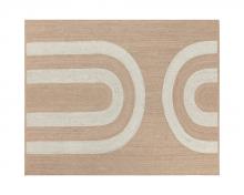  109330 - DERBY HAND-WOVEN RUG - SAND / CREAM - 8' X 10'