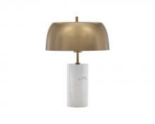  106980 - ALUDRA TABLE LAMP - WHITE MARBLE - GOLD