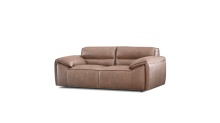 Mobital LOV-OSTA-CABR-LEATH - OSTA      Loveseat Cacao Brown Sauvage Leather
