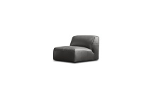 Mobital SEC-BOON-IORE-ARMLE - BOONE      Armless Iron Ore Full Natural Grain Semi Aniline Leather