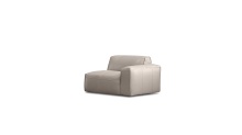 Mobital SEC-BOON-TAUP-RAF - BOONE      RAF Chair Studio Taupe Full Natural Grain Semi Aniline Leather
