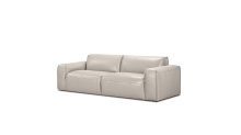 Mobital SOF-BOON-TAUP-LEATH - BOONE      Sofa Studio Taupe Full Natural Grain Semi Aniline Leather