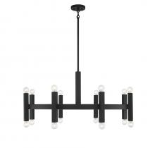  M100103MBK - 16-Light Chandelier in Matte Black