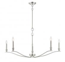  M10086PN - 5-Light Chandelier in Polished Nickel