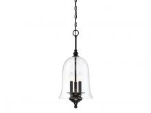  M70064MBK - 3-Light Pendant in Matte Black