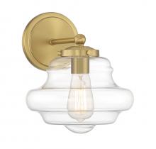  M90091NB - 1-Light Wall Sconce in Natural Brass