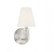  M90102BN - 1-Light Wall Sconce in Brushed Nickel