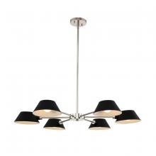  514172BPN - Bruno 6 Light Chandelier