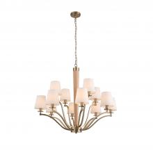  518972BCG - Curva 2 Tier Chandelier