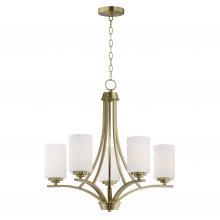  20035SWSBR - Deven-Single-Tier Chandelier