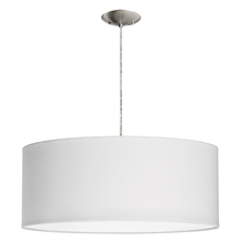  572210-SC-WH - 3LT Pendant Satin Chrome finish