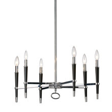  LAN-246C-PC - 6LT Incandescent Chandelier, PC Finish