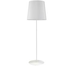  MM681F-WH-790 - 1LT Drum Floor Lamp w/ Jtone WH Shade, WH