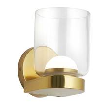  NAD-510LEDW-AGB - 10W Wall Sconce, AGB w/ CLR Glass