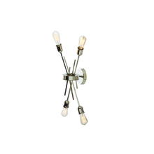  NEB-194W-BC - 4LT Wall Sconce, Burnished Chrome Finish