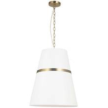  SYM-183P-AGB-WH - 3LT Pendant,  AGB w/ WH Shade