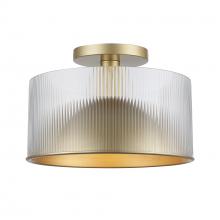  16241 AG - 1 - Light Quartz Serenade Semi-Flush Mount