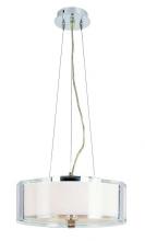  2092 PC - 3 LT PENDANT-OPAL/CLEAR GLASS-