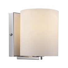  21511 PC - 1LT SCONCE WH FROST GLS-PC