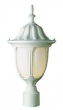  4042 BC - Hamilton 1-Light Opal Glass Traditional Outdoor Post Mount Lantern Head