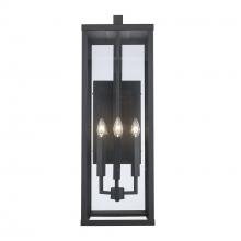  40759 BK - Oxford Outdoor Wall Lights Black