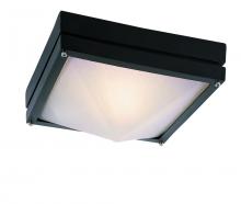  43302 BK - 1 LT FLUSHMOUNT-FROSTED GLASS