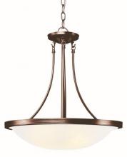  6212 ROB - 3 LT LARGE PENDANT- MRBLZD GLS