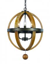  70600 - 3LT PENDANT-ROUND WINE BARREL-