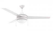  F-1023 WH - Cappleman 2-Light, 3-Blade Transitional Ceiling Fan