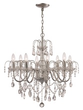  KM-8 SL - 8LT CHANDELIER VIOLA CRYS-SL