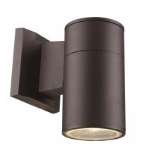  LED-50020 BK - Compact Collection, Tubular/Cylindrical, Outdoor Metal Wall Sconce Light