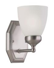  PL-2511 BN - 1LT SCONCE-GU24-WHITE FROST GL