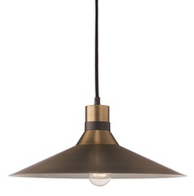 Trans Globe PND-2083 AG/BK - 1LT PENDANT MODERN DRUM-AG/BK