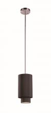  PND-800 BK - 1 LT MINI PENDANT- BRUSHED NIC