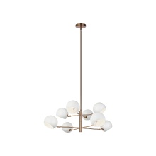 Matteo C31708MWAG - Orb Matte White Pendant