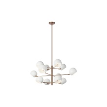 Matteo C31712MWAG - Orb Matte White Pendant