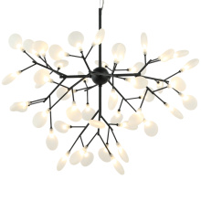 Matteo C69836MB - Hydragea Bloom Matte Black Pendant