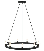 Matteo C75209MB - Cascadian Matte Black Chandelier